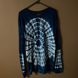Pac sun Long-Sleeve tie dye T-shirt